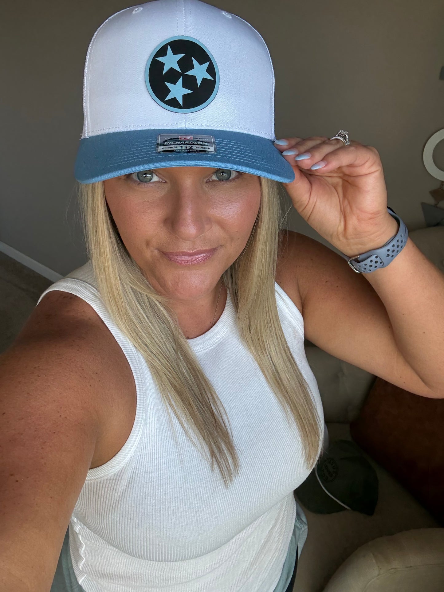 Baby Blue Richardson Tristar Hat