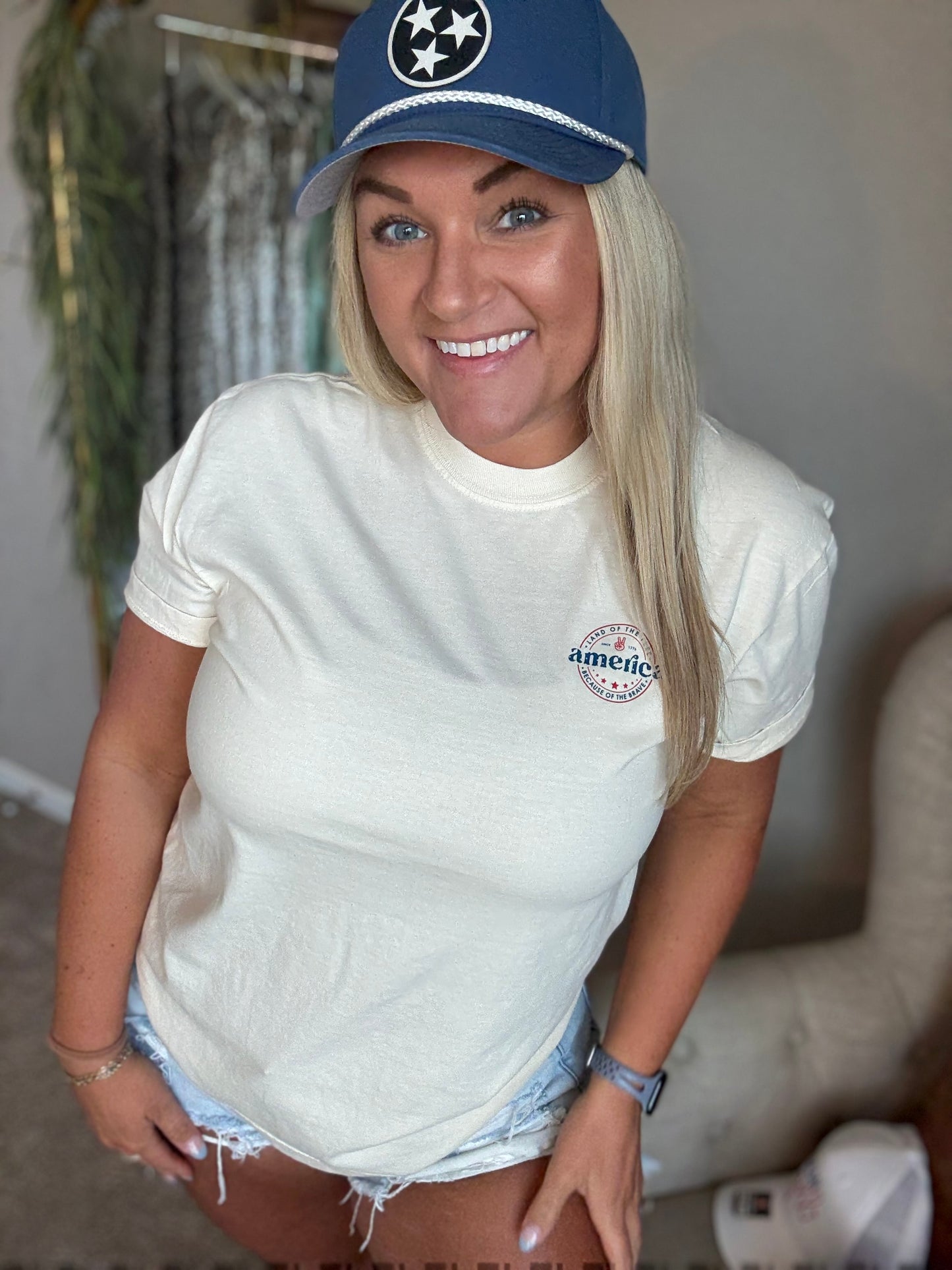 America Land of the Free Tee