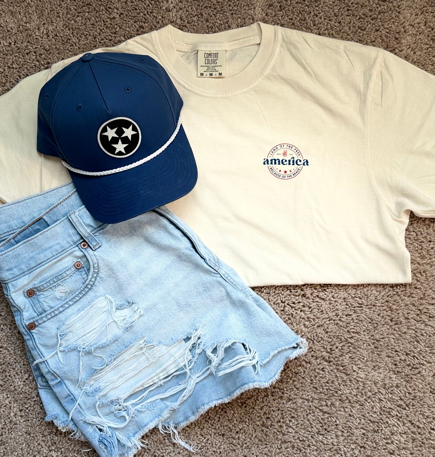 America Land of the Free Tee