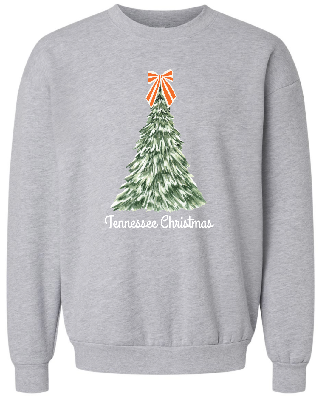 Tennessee Christmas O/W Bow Sweatshirt