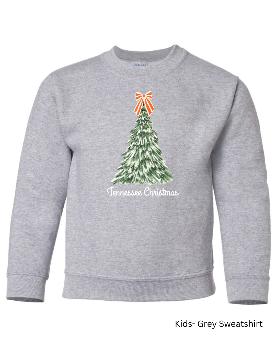 Tennessee Christmas O/W Bow Sweatshirt