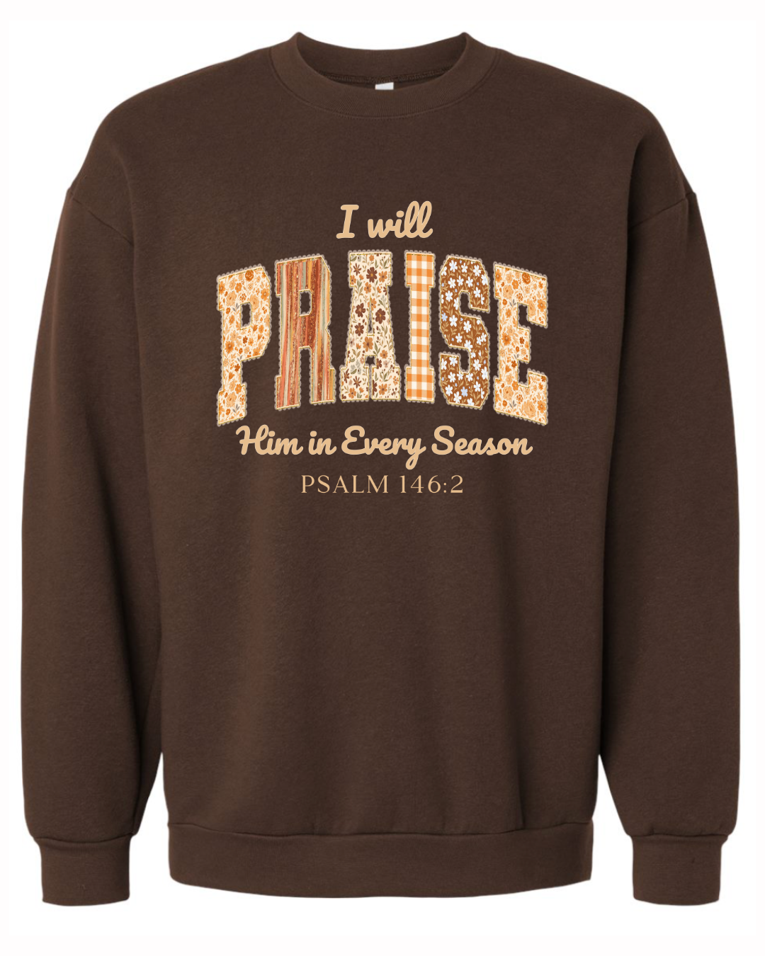 I will Praise Him sweatshirt