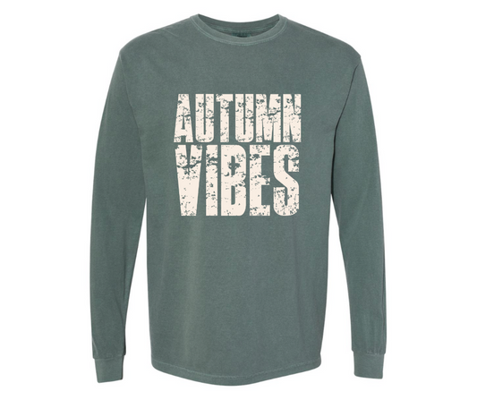 PREORDER - Blue Spruce, Autumn Vibes Long-sleeve t-shirt