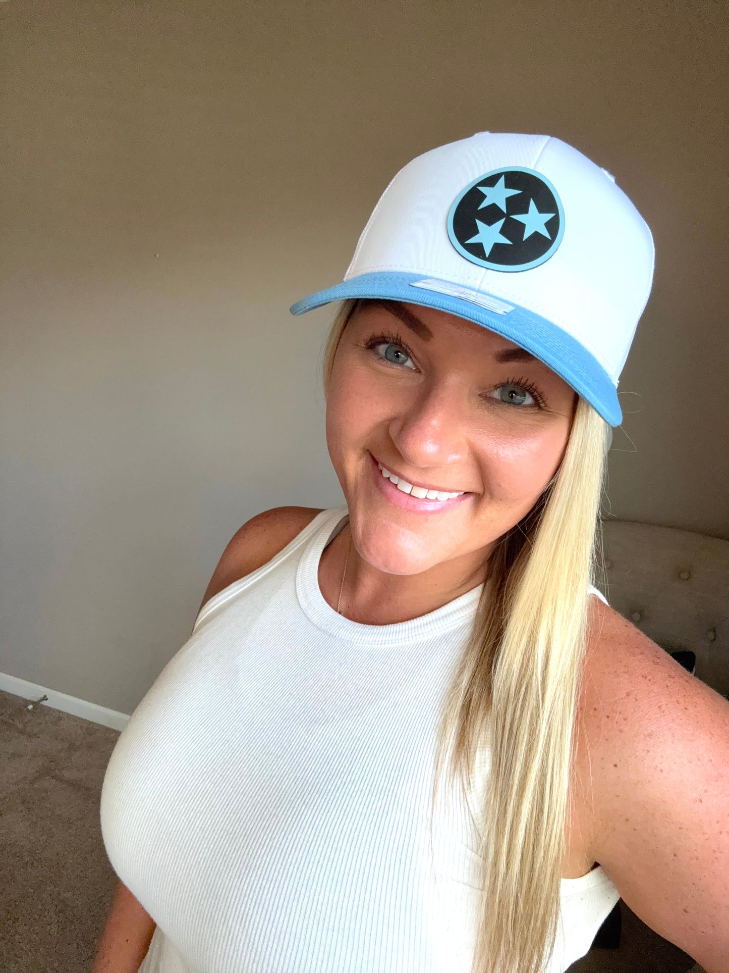 Baby Blue Richardson Tristar Hat