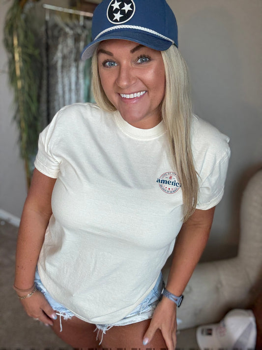America Land of the Free Tee