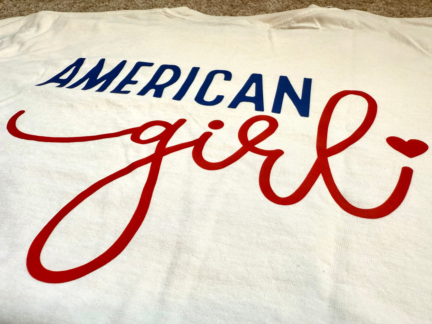 Comfort Color American Girl short sleeve t-shirt