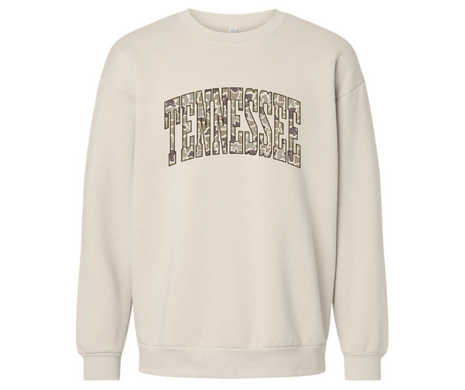 Camo Tennessee Crewneck