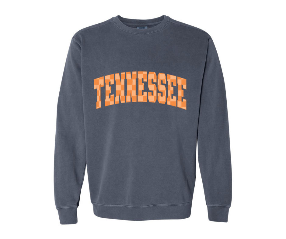Preorder Checkered Tennessee crewneck