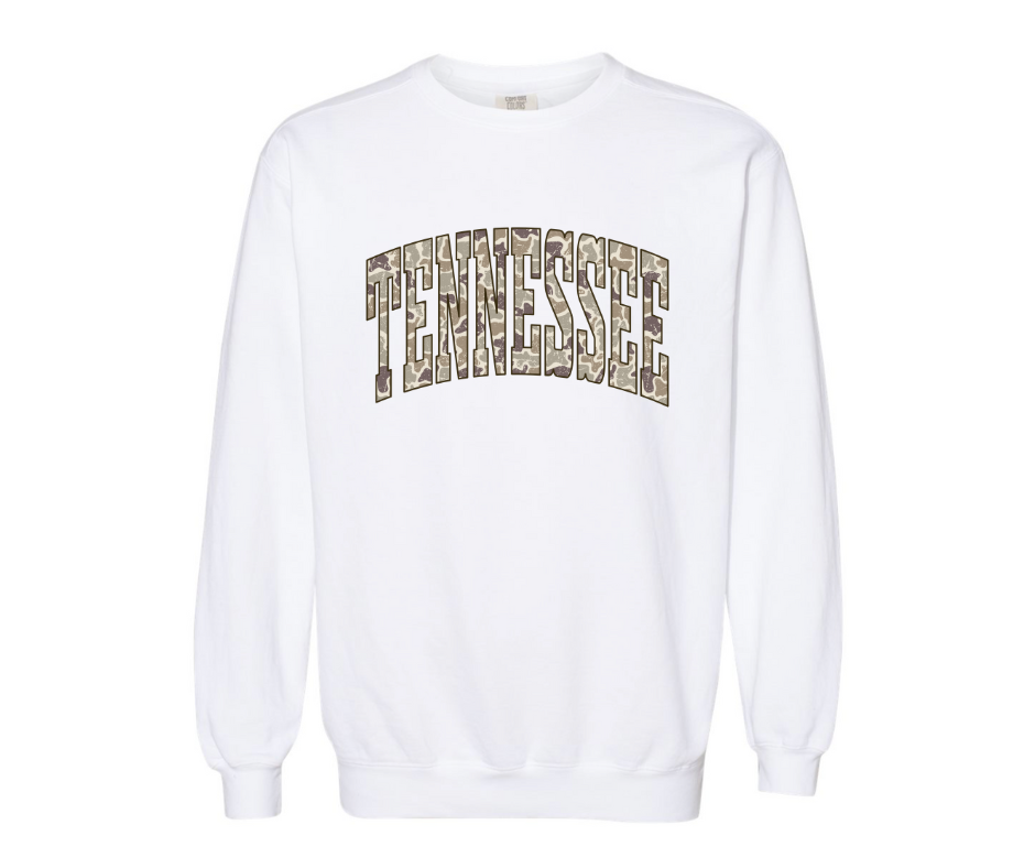 Camo Tennessee Crewneck
